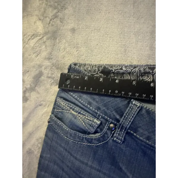 Ariat REAL Denim Women's Jeans Size 33s Mid Rise Straight Jeans - Image 7