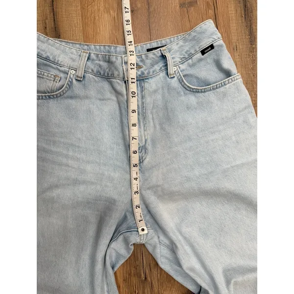 Mavi Paloma High Rise Wide Leg Jeans Light Wash‎ 100% Cotton Size 27 - Image 9