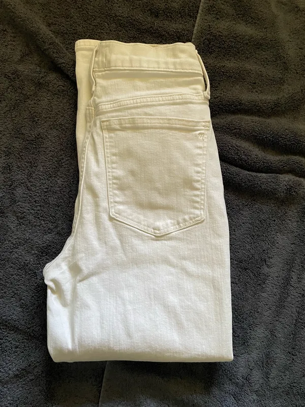 Madewell Pure White Vintage CanvasComfort Stretch white straight l - Image 10