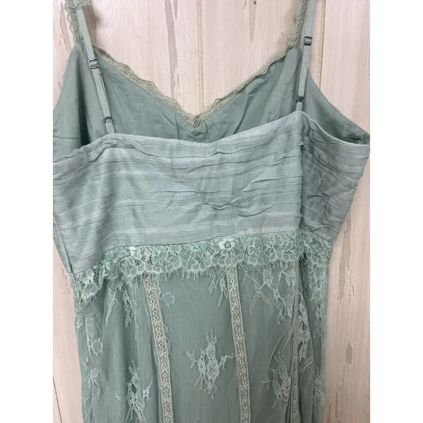 Anthropologie Bl-nk Rosnella Sleeveless Sweetheart Lace Midi Dress Fairy New - Image 8