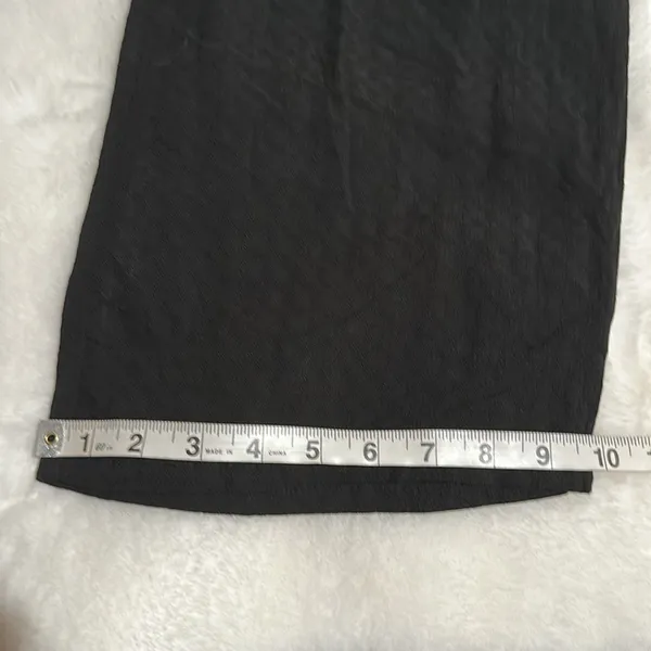 Bobeau Bebop Medium Black Wide Leg Flowy gauze Pants - Image 9