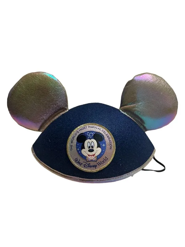 DISNEY Parks 50th Anniversary Adult Cap Hat Ears NEW NWT - Image 2