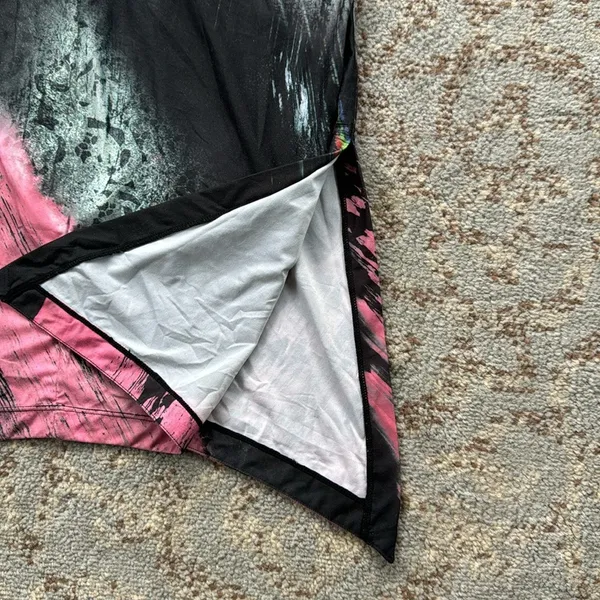 Nanette Lepore Highland Workout Tank Black Pink Large - Image 7