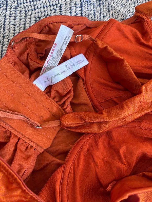 Urban Outfitters Orange Corset Going Out Top - Image 4