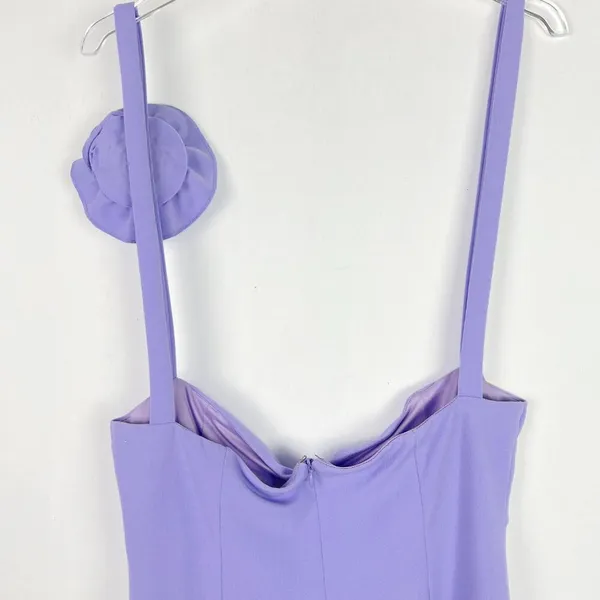 NWT Runaway by Rozalia The Flower Mini Dress Lilac Purple Size Large L NEW - Image 14