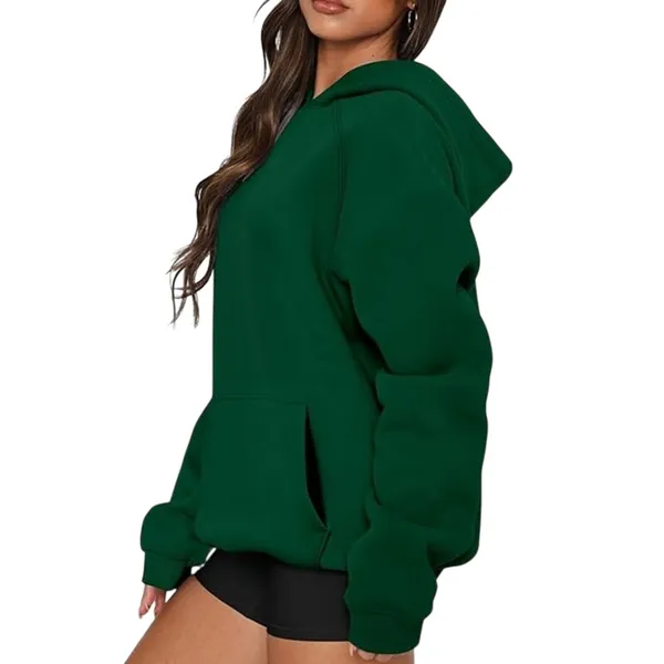 NWT ~ Women's Plus Size Green Hoodie Athletic Activewear Hooded Sweatshirt ~ 3X - Image 4