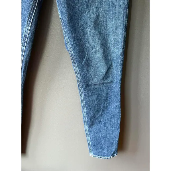 AGOLDE High Rise Buttonfly Denim Jeans - Image 5