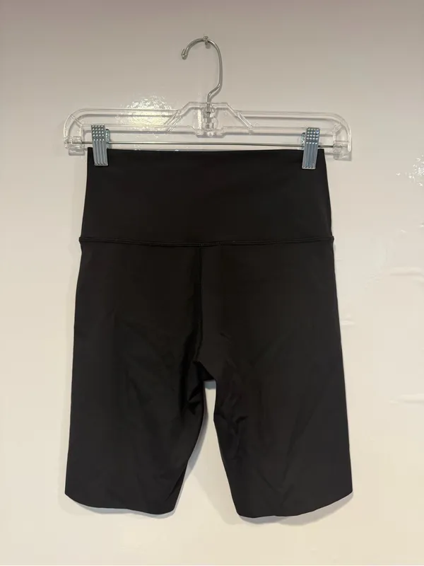 Black High-Waist Aerie Goals 9 inch‎ Bike Shorts - Image 3