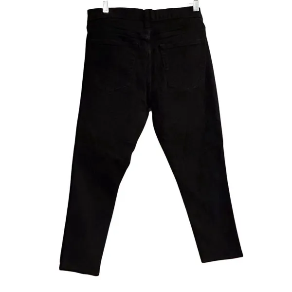 Gap Women's Boyfriend Jeans Size 28 Black Denim Mid‎ Rise 5-Pocket Style - Image 6