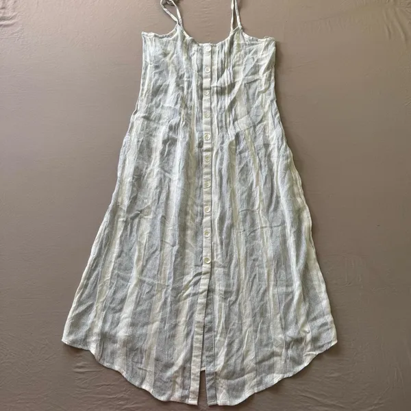 Club Z Collection Crepe Metallic Stripe Sundress - Image 2