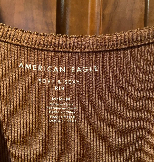 American Eagle Brown Tank Top - Image 3