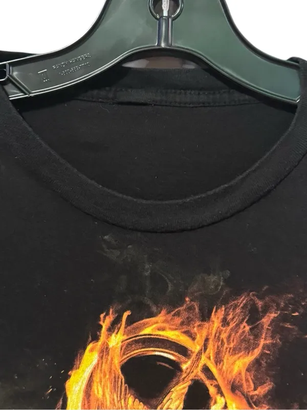 THE HUNGER GAMES Katie’s Everdeen Graphic Tee M 20” p2p Black EUC - Image 3