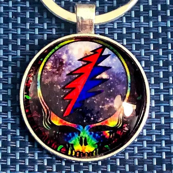 Grateful Dead Keychains SPACE YOUR FACE KEYCHAIN Custom Made BUYITWHENFOUND - Image 11