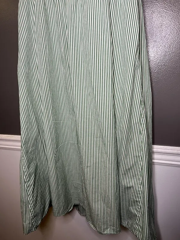 Ava & Viv Dress Womens XXL Green Square Neck Trapeze Midi Sundress Pockets - Image 6