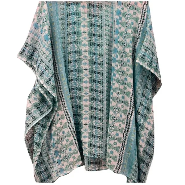 Chicos Beaded Kaftan Top Green Large‎ or XL - Image 13