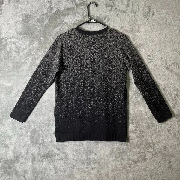 Lululemon Rest Less Pullover Black‎ Speckled Athletic Running Top Black Size 6 - Image 2