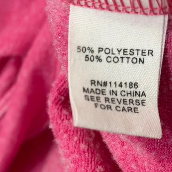Adyson Parker Pink Stonewashed Oversized Sweatshirt Medium - Image 4