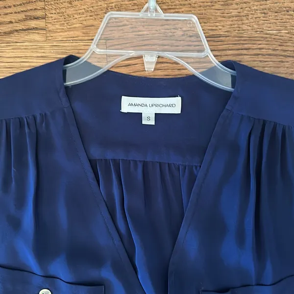 Amanda Uprichard Navy Dress - Image 2