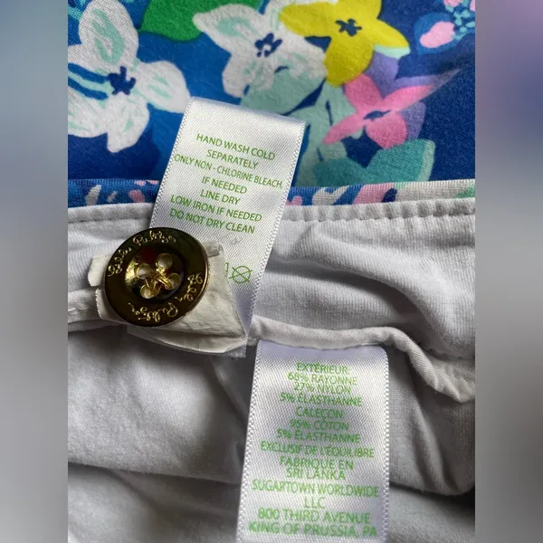 Lilly Pulitzer Vibrant Blue Floral Mini Skirt - Image 12