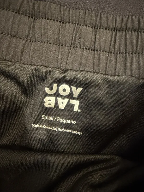 JoyLab Black Athletic Skort with Drawstring Waist Size Small - C11-626 - Image 2