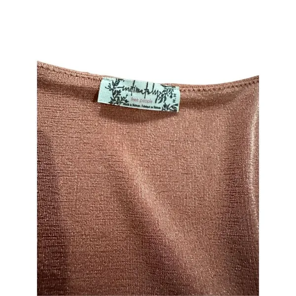 Free People Turnt‎ Long Sleeve Bodysuit in Ginger Spice Sz M - Image 6