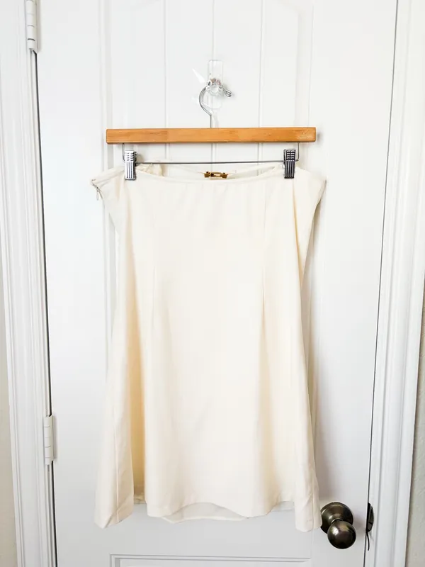 Cult Gaia Jaslene Dress Strapless Off White Size 10 - Image 5