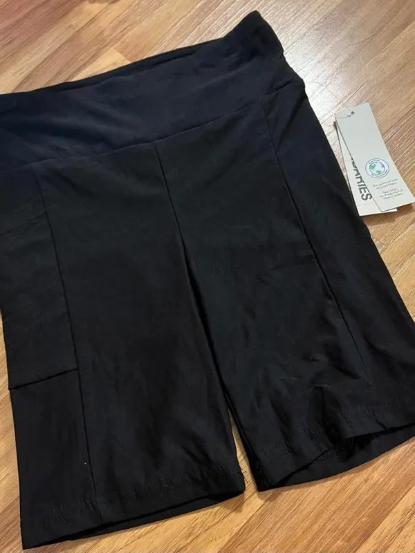 No Boundaries Black High-Rise Bike Shorts - Image 2