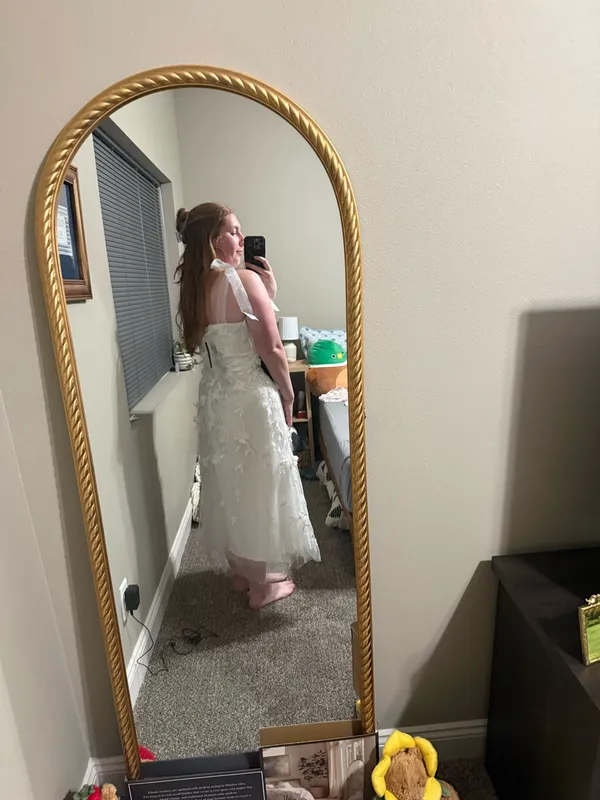 Lulus White Floral Dress - Image 3