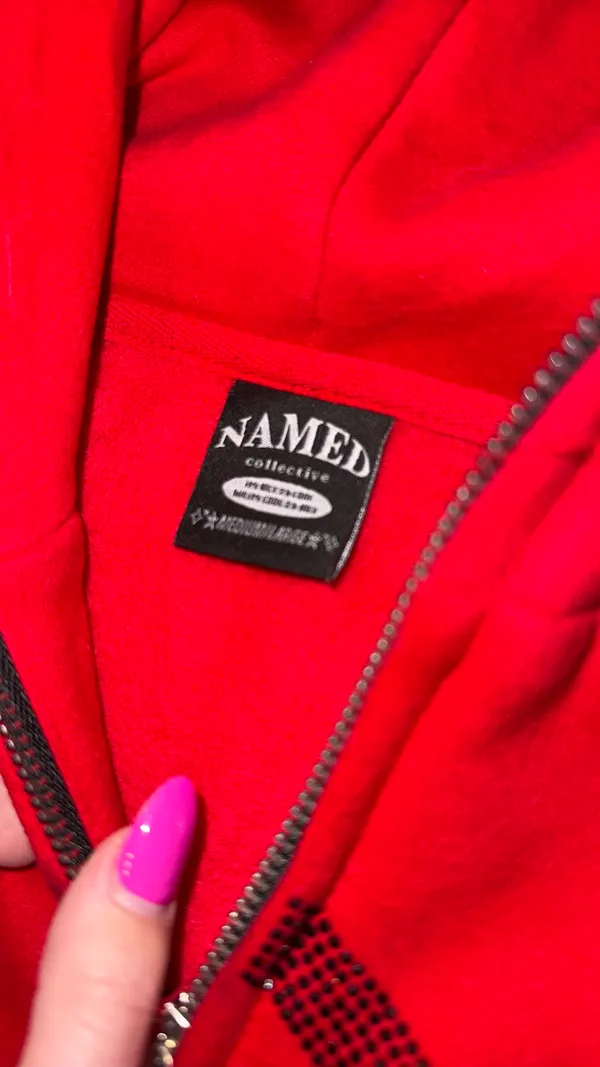 Named collective target tracksuit Red Size M - Image 4