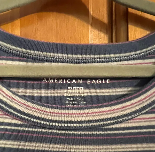 American Eagle Striped T-shirt Dress - Image 2