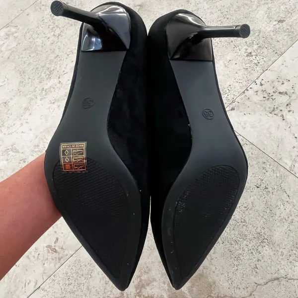 Black Women's Heels Size 7 - Image 8