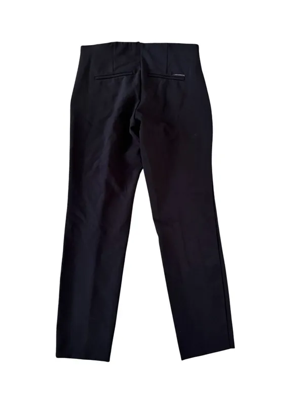 MAC Black Pleated Dress Ankle Pants Size Medium - Image 4