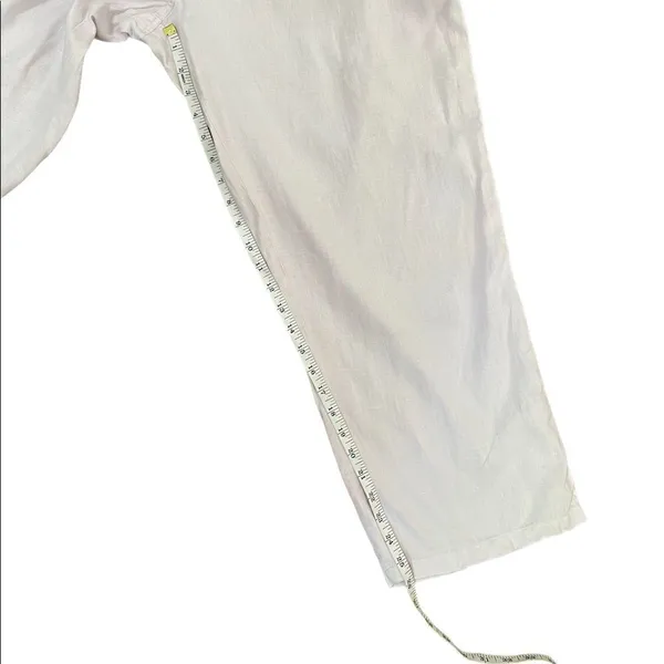 Motherhood maternity light pink linen pants‎ - Image 7