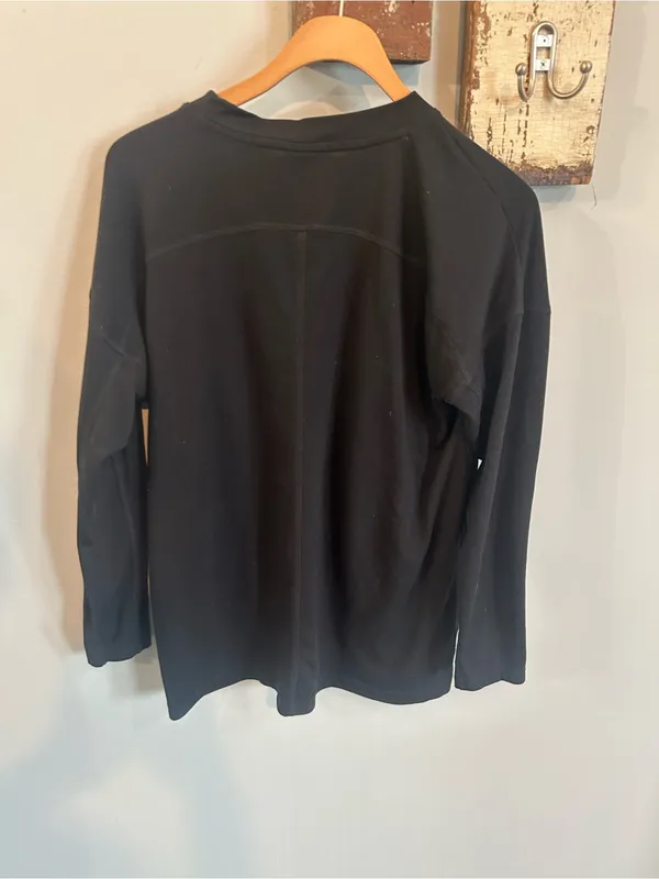 Gymshark Power Long Sleeve T-Shirt in Black - Image 3