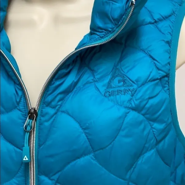 Gerry Women’s Cathy Down Vest Size Small‎ C47 Green - Image 3