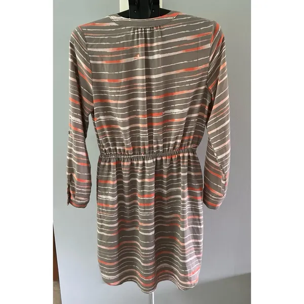 Apt.9 women's‎ gray/pink long sleeve pockets dress size 10 - Image 6