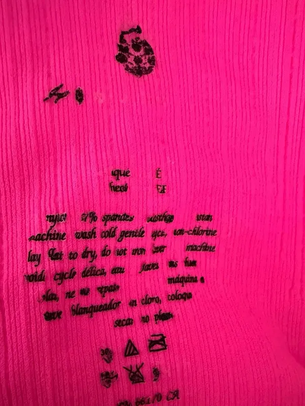 Free People Women's Hot Pink Biker shorts - Image 3