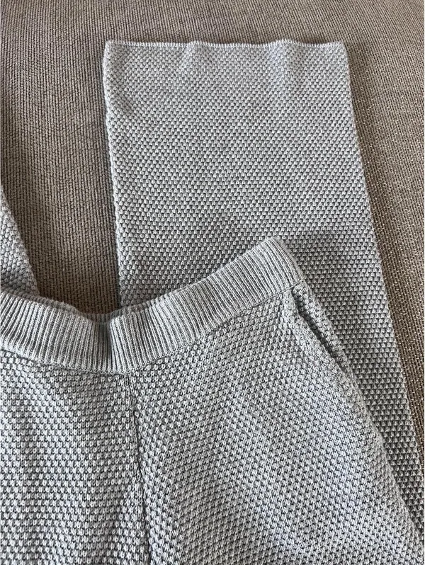 HEYSON Knit Pants Gray - Image 2