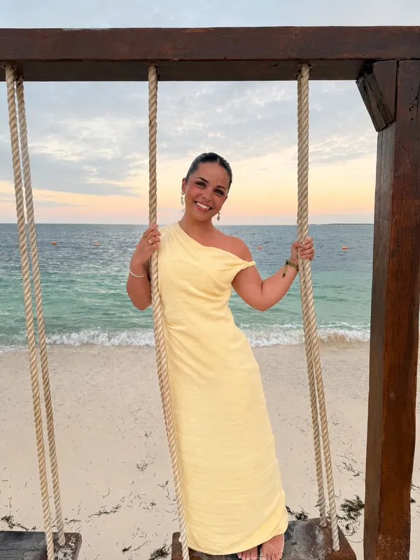 Peppermayo linen yellow dress - Image 4