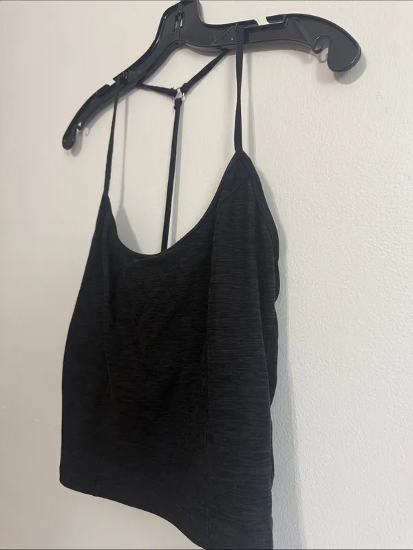 Victoria’s Secret Heathered Black Cami Tank | Size Medium | Soft Stretch - Image 3