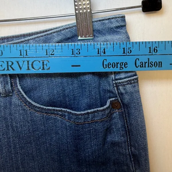 Coldwater Creek Brand Jeans Womens‎ 6 Blue Straight Leg Medium Wash Denim Pants - Image 6