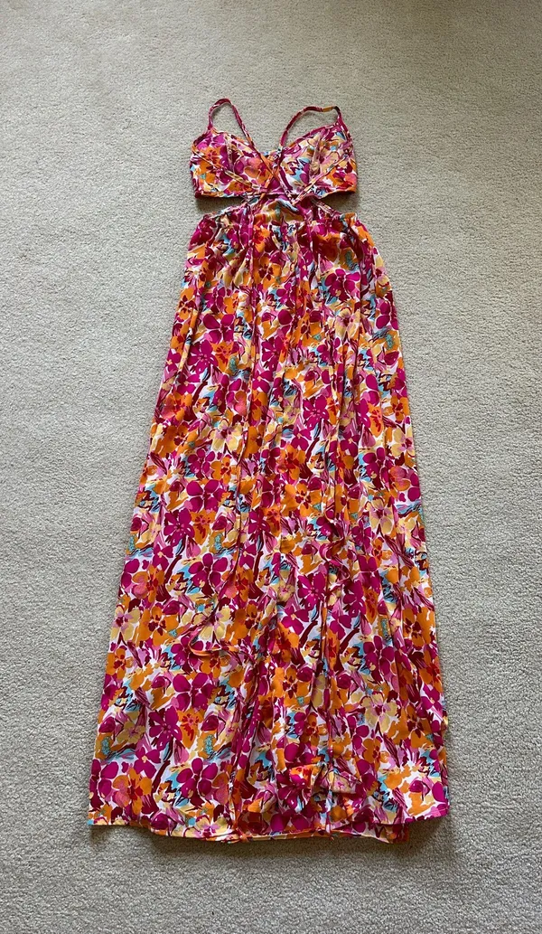 Shein Maxi Dress Floral Print - Image 4