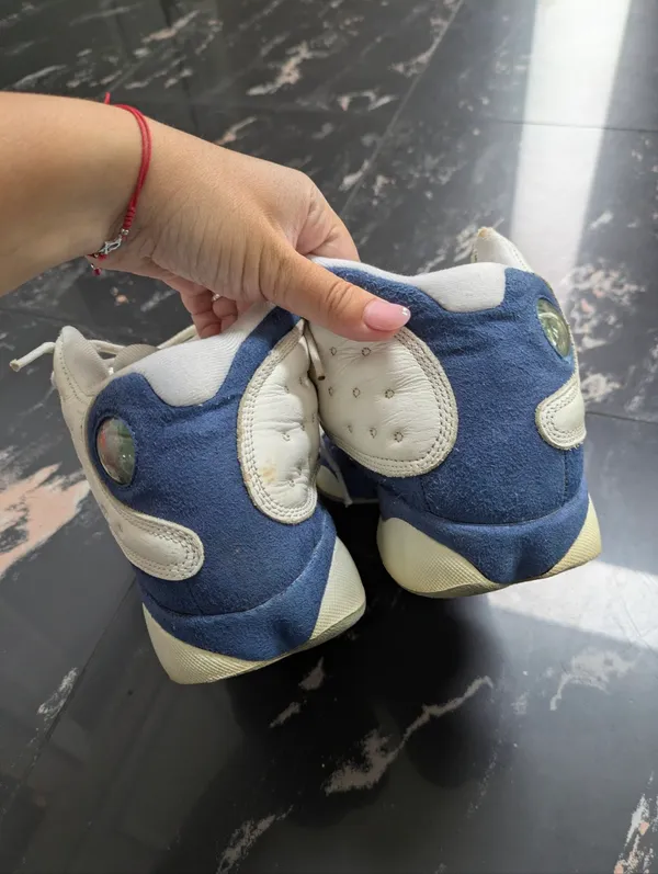 Nike Air Jordan 13 Retro French Blue Basketball Sneakers - Image 6