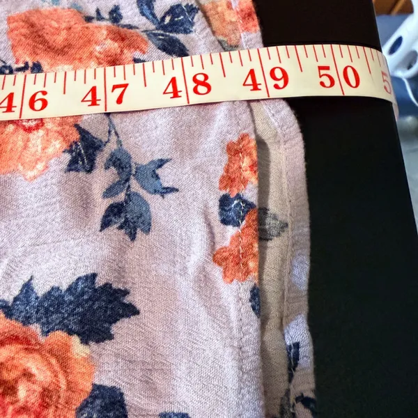 Knox‎ Rose Lavender Floral Tiered Maxi Dress XXL V-Neck Rayon Boho Fits L, XL - Image 6