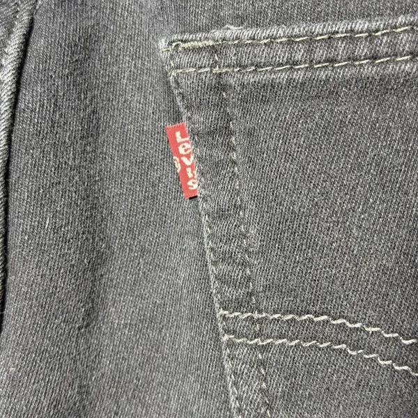 Levis 511 Slim Fit Jeans Black Stretch Denim W28 L28 Womens Dark Wash‎ - Image 7