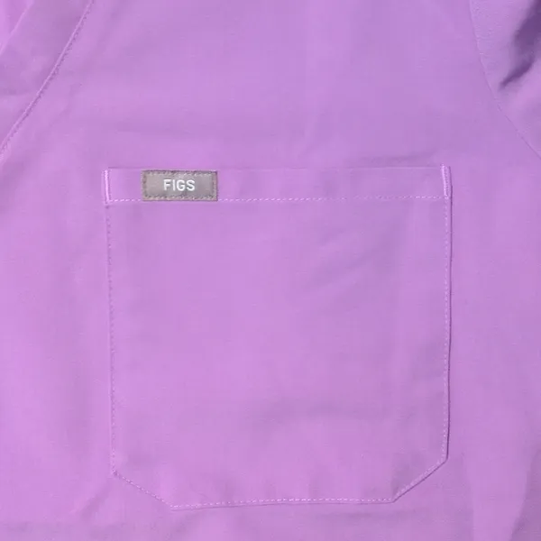 Figs Catarina Lavender Scrub Top Size Large - Image 3