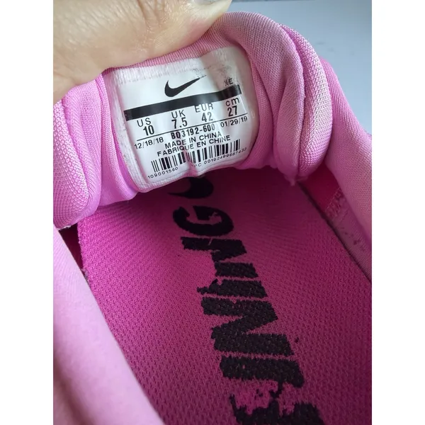 Nike Zoom Winflo 6 Women's 10 Psychic Pink Black Running Shoes BQ3192-600 - Image 10