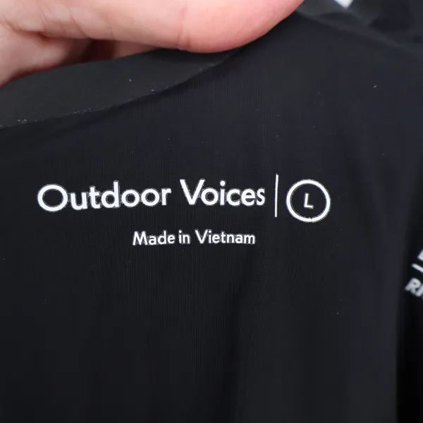 Outdoor Voices Black Exercise Dress Large Adjustable Straps Activewear - Image 3