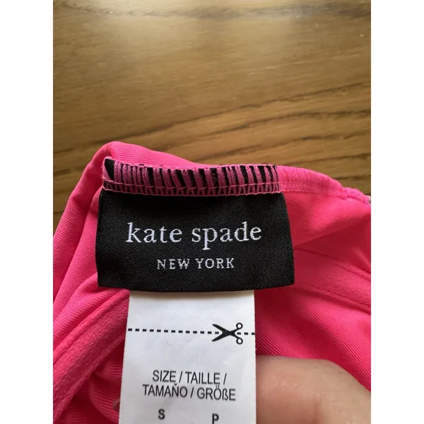 Kate Spade New York Swimsuit 1 Piece Tie Front Sz Small Beach Vacation‎ Hawaiian - Image 3