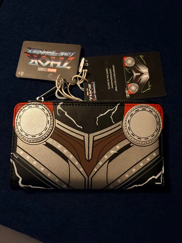 Loungefly Marvel Thor: Love and Thunder Armor Cosplay Flap Wallet. New With Tags - Image 2